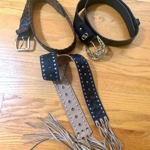 Leather belt + 2 bonus belts